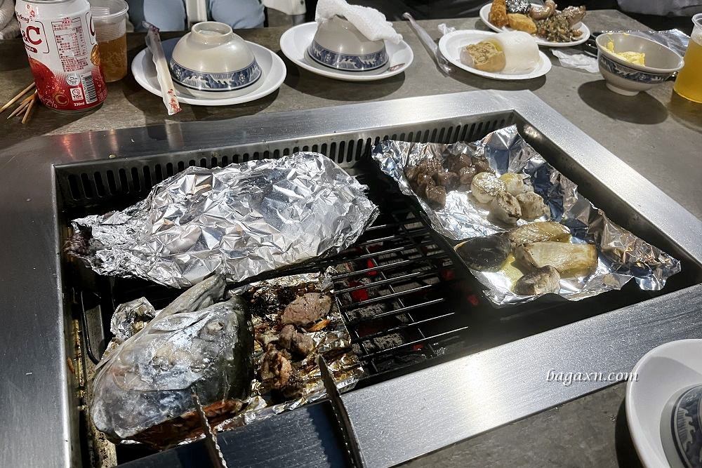 台中沙鹿│乳牛牧場戶外碳烤。這也有蚵仔吳郭魚，硬體設備比10年前進步不少!