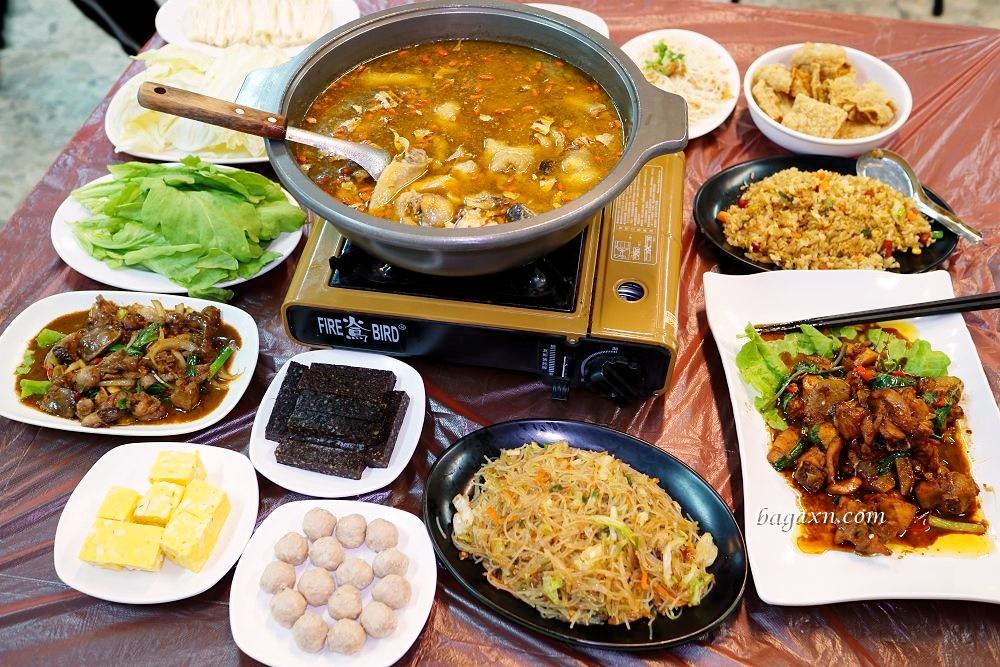 苗栗美食│來吃薑母雞。湯頭香甜爽口料多CP值高，快炒推薦三杯雞及炒米粉