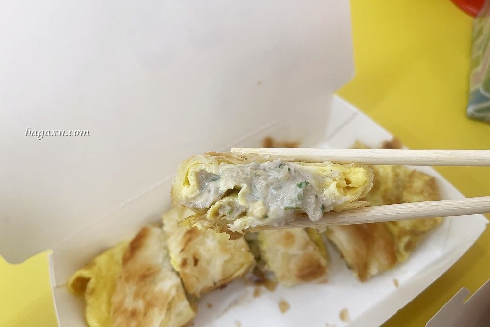 台中北屯早餐│大力酥皮蛋餅天津店。蛋餅超酥脆，薯餅也很讚