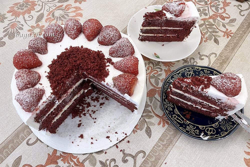 COSTCO好市多生日蛋糕│綜合水果蛋糕&紅絲絨蛋糕