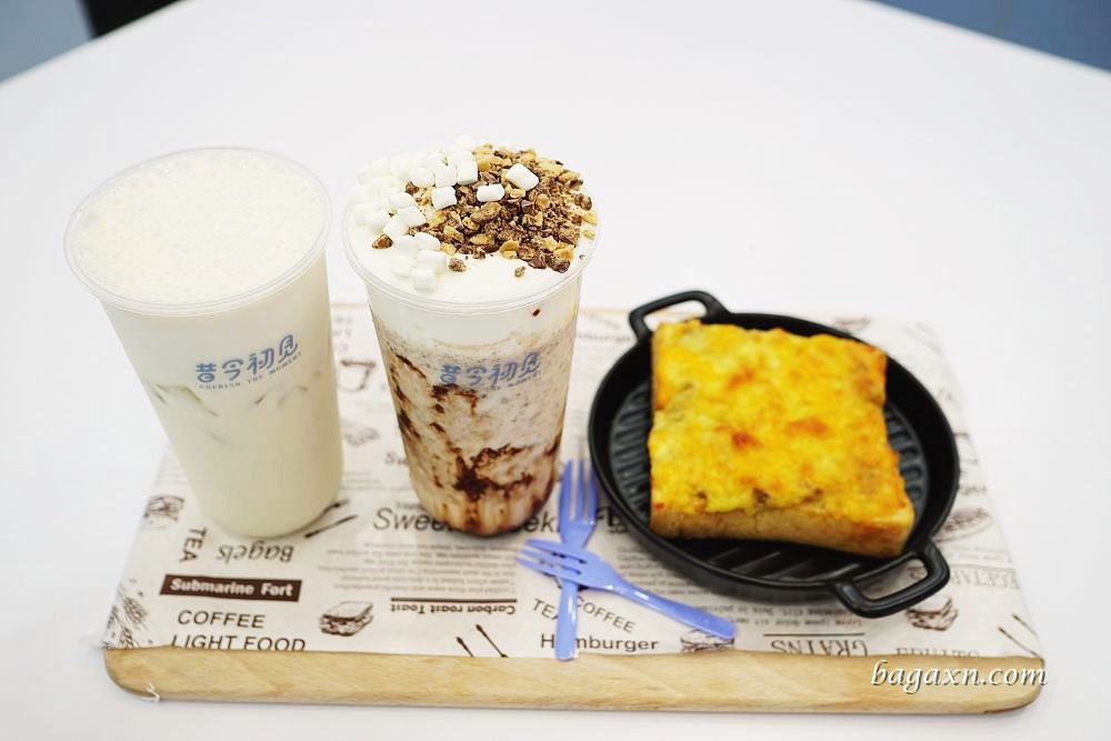 台中昌平路飲料推薦│昔今初見手作飲品。各式特色飲品~初雪系列很奶很好喝