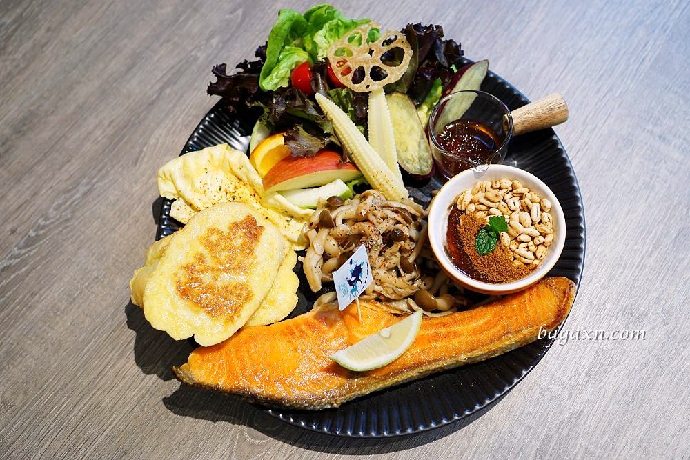 一中商圈早午餐│洄流Stream早午餐。食材新鮮豐盛美味//寵物友善餐廳