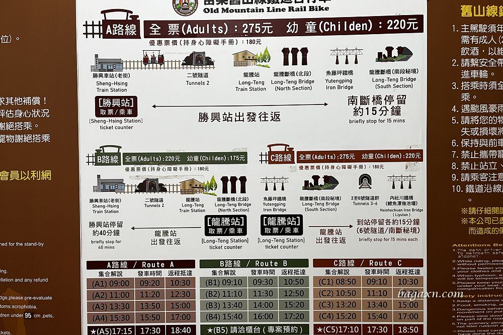 苗栗三義│舊山線鐵道自行車。一個月前就要訂票有夠夯 - 第5張圖 苗栗三義│舊山線鐵道自行車。一個月前就要訂票有夠夯