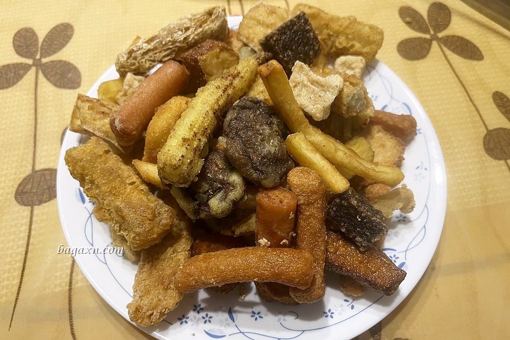 台中后里│蔬香四溢-蔬食炸物。好吃的素食炸物，還有用脫油機吃起來不油膩