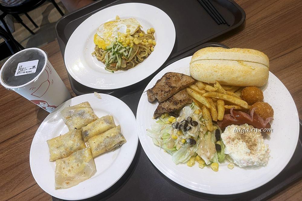 台中豐原│蝦羋早午餐。中西式早餐選擇多，吃簡單吃豐富都可以
