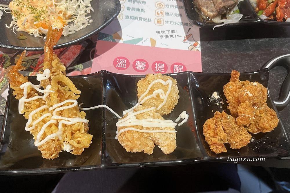 豐原燒烤│石頭日式炭火燒肉豐原館。副食選擇多，還有哈根達斯莫凡彼吃到飽
