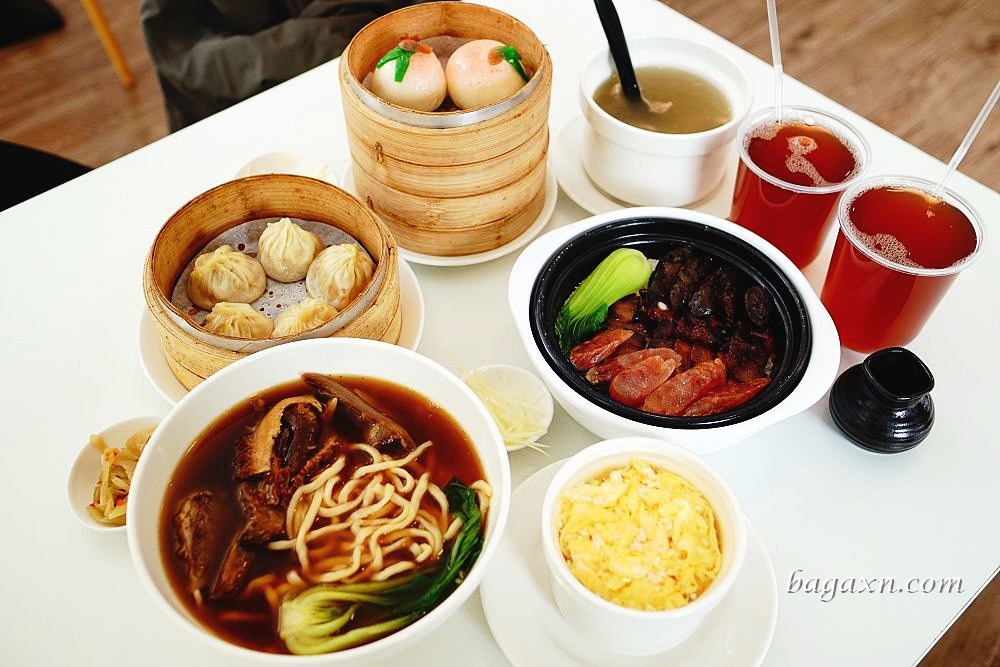 台中漢口路美食│陸羽軒。陸園旗下新品牌，主打江南小點煲飯勁麵