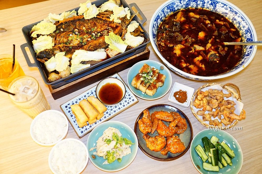 台中南屯酸菜魚/重慶烤魚│老漁家。肥腸魚很特別，嗜辣者必吃