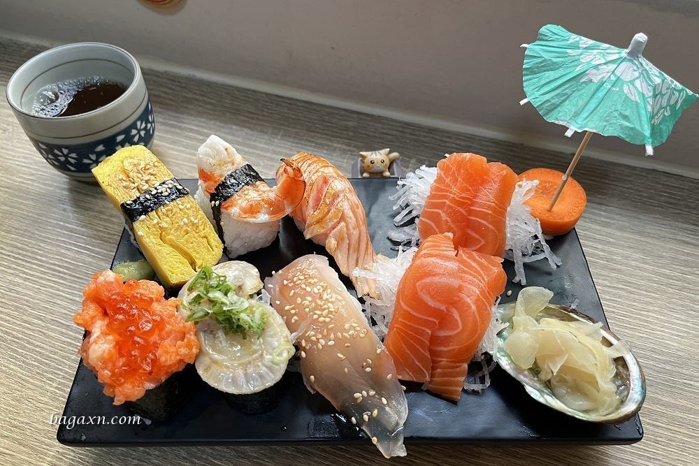 台中北屯│丸億生魚片壽司。市場內的平價日料，內用空間舒適