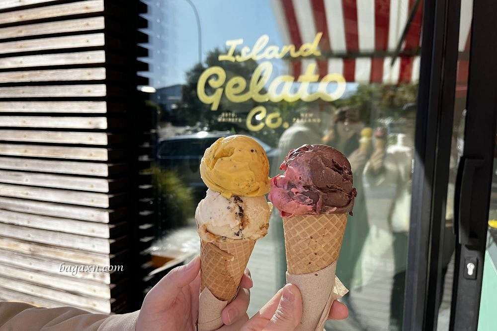 紐西蘭奧克蘭│懷希基島一日遊。渡輪+隨上隨下巴士.好吃的冰淇淋和法式可麗餅