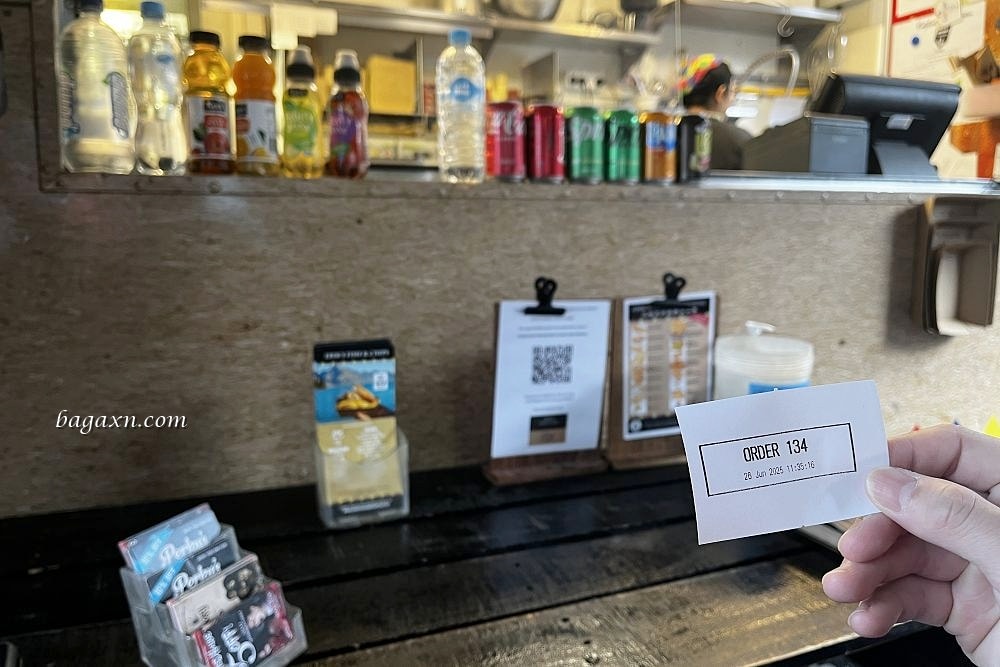 紐西蘭皇后鎮│Erik’s Fish and Chips。薯條很好吃，但番茄醬要加錢