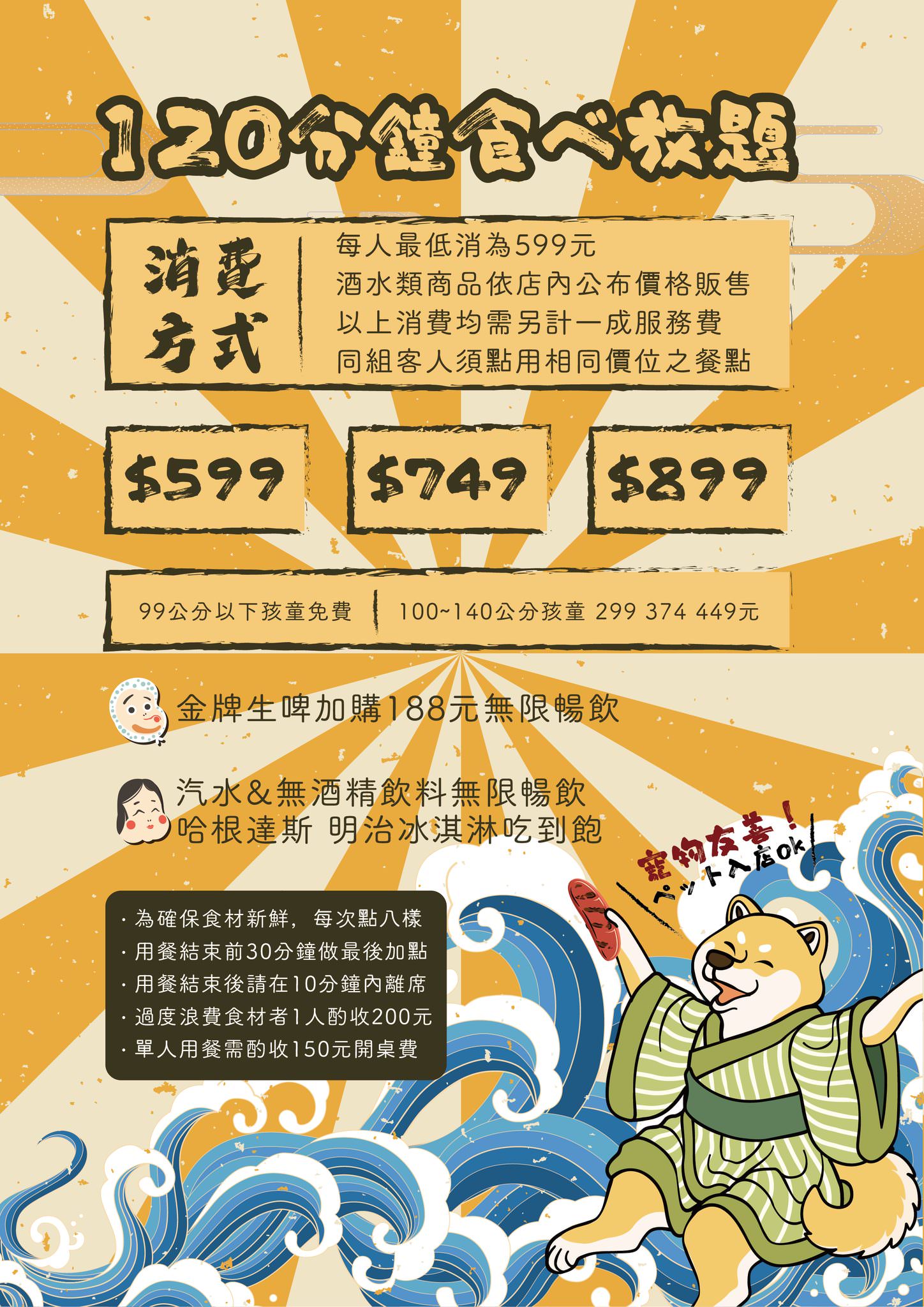 逢甲燒肉吃到飽│HOME燒肉逢甲店。有哈根達斯，專業烤麻糬依舊好吃